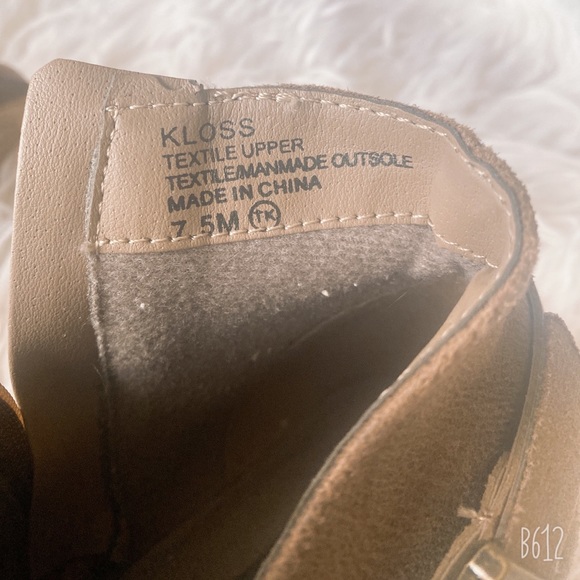 Brown Suede Booties - Picture 4 of 6